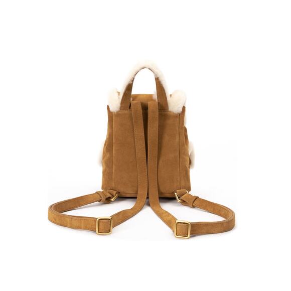 Brandon Blackwood Avi Backpack in Tan and Cream - Picture 5 of 12